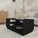 VidaXL Stolik kawowy, czarny, 102x55x43 cm, materiał drewnopochodny