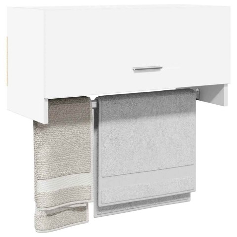 VidaXL Szafka, biała, 70x32,5x35 cm, materiał drewnopochodny
