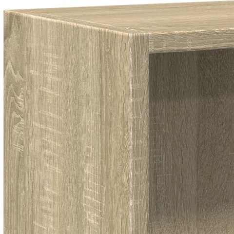 VidaXL Szafka, dąb sonoma, 60x24x76 cm, materiał drewnopochodny