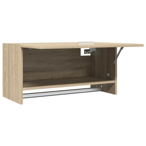 VidaXL Szafka, dąb sonoma, 70x32,5x35 cm, materiał drewnopochodny