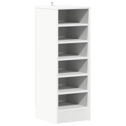 VidaXL Szafka na buty, biała, 31,5x35x90 cm, materiał drewnopochodny