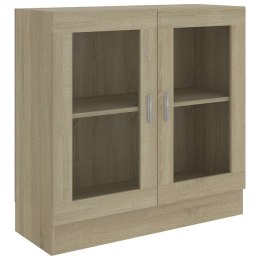 VidaXL Witryna, kolor dąb sonoma, 82,5x30,5x80 cm