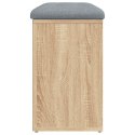 VidaXL Ławka na buty Sonoma Oak 82x32x50 cm Drewno konstrukcyjne