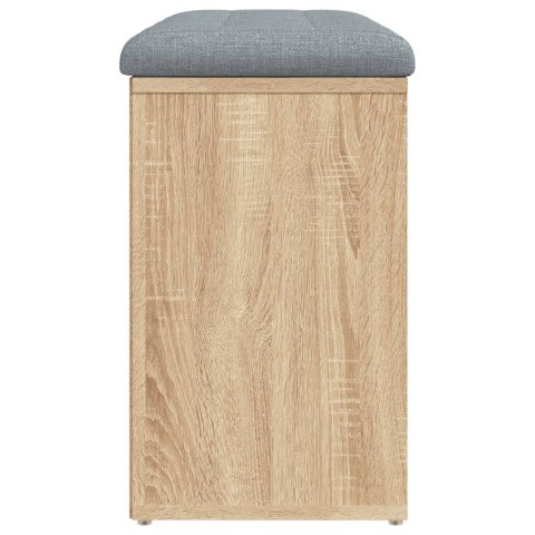 VidaXL Ławka na buty Sonoma Oak 82x32x50 cm Drewno konstrukcyjne