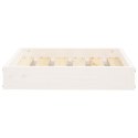 VidaXL Legowisko dla psa, białe, 51,5x44x9 cm, lite drewno sosnowe