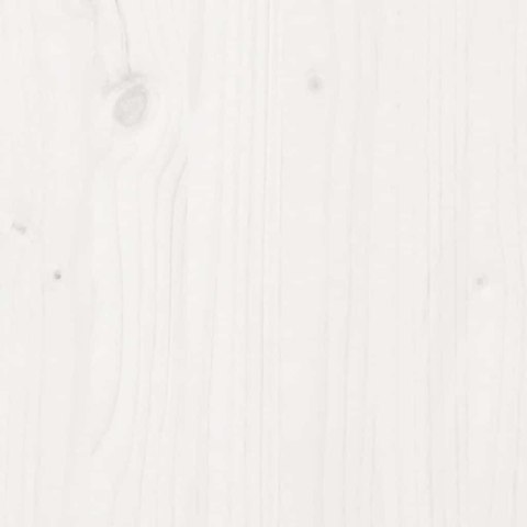 VidaXL Szafka ścienna, biała, 100x30x35 cm, lite drewno sosnowe