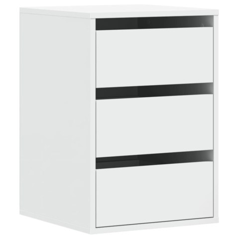 VidaXL Komoda, biała, 40x41x58 cm, materiał drewnopochodny