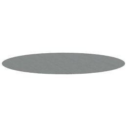 VidaXL Mata pod basen, jasnoszara, Ø550 cm, geowłóknina poliestrowa