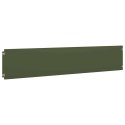 VidaXL Obrzeża trawnikowe 10 szt. Oliwkowo-zielone 20x103 cm