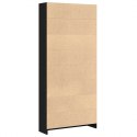 VidaXL Regał biblioteczny Czarny Dąb 80x24x176 cm Drewno klejone