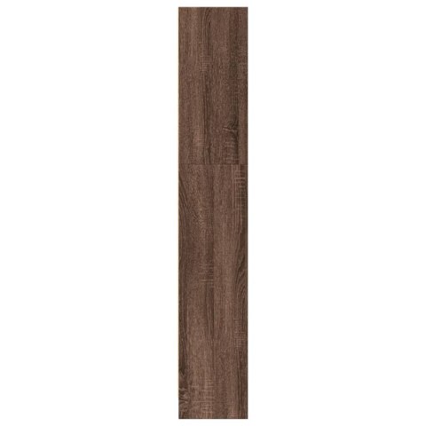 VidaXL Regał, brązowy dąb, 80x24x143 cm, materiał drewnopochodny