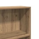 VidaXL Regał, dąb artisian, 60x24x143 cm, materiał drewnopochodny