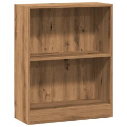 VidaXL Regał, dąb artisian, 60x24x76 cm, materiał drewnopochodny