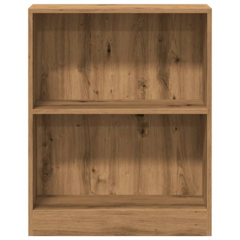 VidaXL Regał, dąb artisian, 60x24x76 cm, materiał drewnopochodny