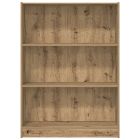 VidaXL Regał, dąb artisian, 80x24x109 cm, materiał drewnopochodny