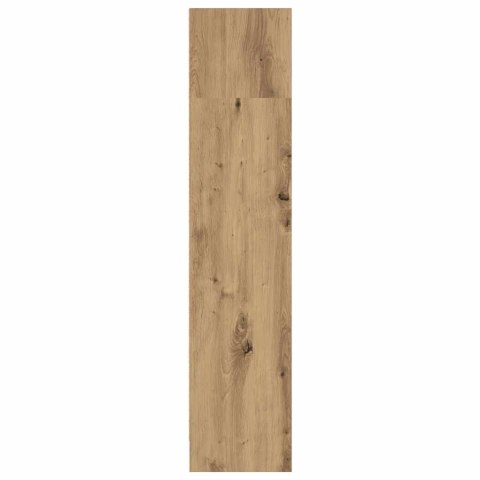 VidaXL Regał, dąb artisian, 80x24x109 cm, materiał drewnopochodny