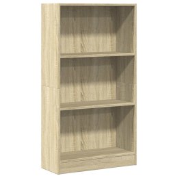 VidaXL Regał, dąb sonoma, 60x24x109 cm, materiał drewnopochodny