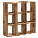 VidaXL Regał, stare drewno, 102x32x102 cm, materiał drewnopochodny