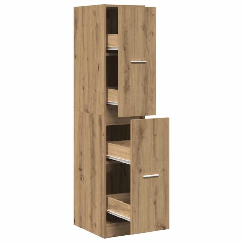 VidaXL Szafka apteczna Artisian Oak 30x41x144,5 cm Drewno konstrukcyjne