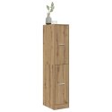 VidaXL Szafka apteczna Artisian Oak 30x41x144,5 cm Drewno konstrukcyjne