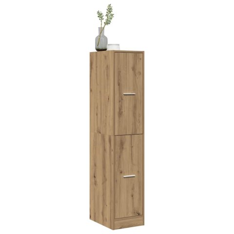 VidaXL Szafka apteczna Artisian Oak 30x41x144,5 cm Drewno konstrukcyjne