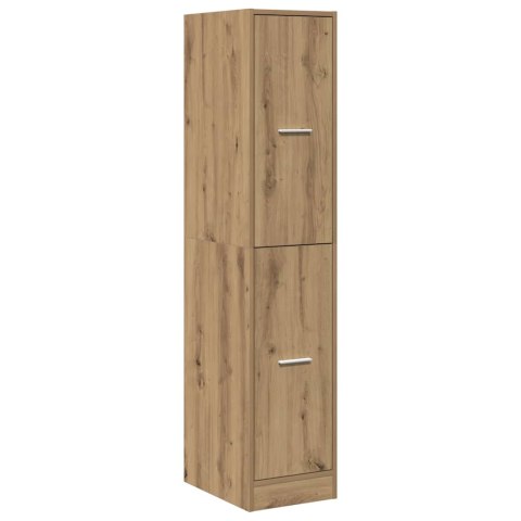 VidaXL Szafka apteczna Artisian Oak 30x41x144,5 cm Drewno konstrukcyjne