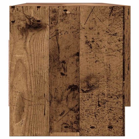 VidaXL Szafka, stare drewno, 100x32,5x35 cm, materiał drewnopochodny