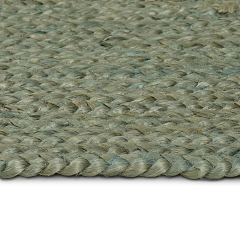 VidaXL Dywany pokojowe Prostokątny Oliwkowy zielony 160 x 230 cm Juta