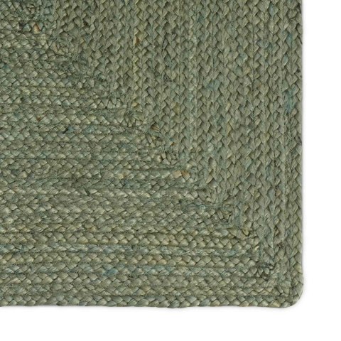 VidaXL Dywany pokojowe Prostokątny Oliwkowy zielony 60 x 110 cm Juta