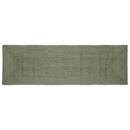 VidaXL Dywany pokojowe Prostokątny Oliwkowy zielony 80 x 200 cm Juta