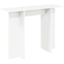 VidaXL Konsola Biały 100 x 30 x 75 cm Drewno inżynieryjne