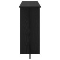VidaXL Konsola Czarny dąb 100 x 30 x 75 cm Drewno inżynieryjne