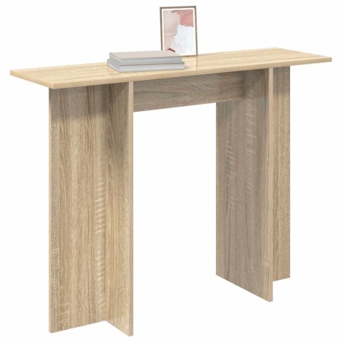 VidaXL Konsola dąb Sonoma 100 x 30 x 75 cm Drewno inżynieryjne