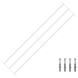 VidaXL Krata zabezpieczająca do okien z 3 poprzeczkami 3 pcs 93-174 cm
