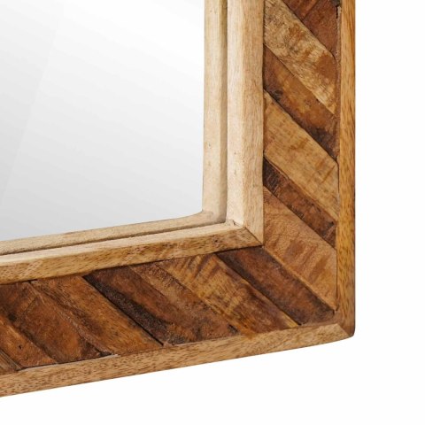 VidaXL Lustro Montowane na ścianie Brązowy 70 x 50 x 3 cm Szkło