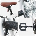 VidaXL BMX 18 Cali dla dzieci w wieku 7-10 lat Biały