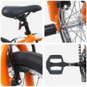 VidaXL BMX 18 Cali dla dzieci w wieku 7-10 lat pomarańczowy