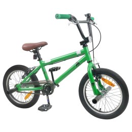VidaXL BMX 18 Cali dla dzieci w wieku 7-10 lat zielony