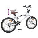 VidaXL BMX 20 Cali dla osób powyżej 9 roku życia Biały