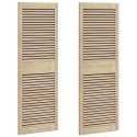 VidaXL Drzwi do szafki 2 pcs Naturalny 49,5 x 2,1 x 140,5 cm