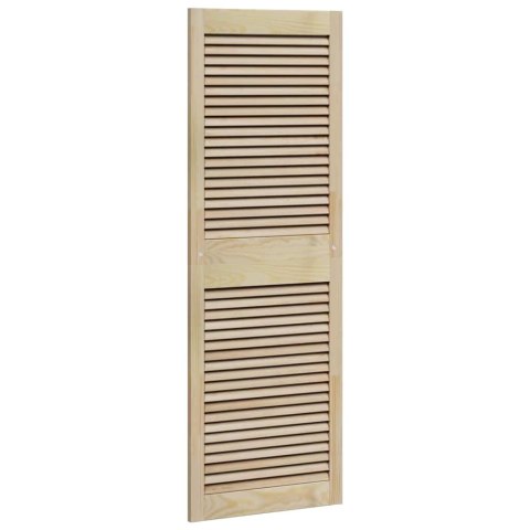 VidaXL Drzwi do szafki 2 pcs Naturalny 49,5 x 2,1 x 140,5 cm