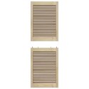 VidaXL Drzwi do szafki 2 pcs Naturalny 49,5 x 2,1 x 140,5 cm