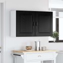 VidaXL Front do zmywarki Kalmar 2 pcs Czarny Dąb 50 x 31 x 60 cm