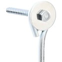VidaXL Kotwa ziemna 10 pcs srebrny Ø10 x 40 cm Galwanizowany metal