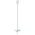 VidaXL Kotwa ziemna 10 pcs srebrny Ø10 x 50 cm Galwanizowany metal