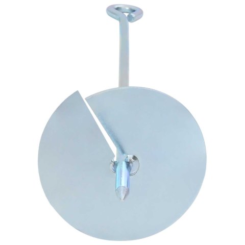 VidaXL Kotwa ziemna 10 pcs srebrny Ø10 x 50 cm Galwanizowany metal