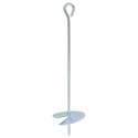 VidaXL Kotwa ziemna 4 pcs srebrny Ø10 x 40 cm Galwanizowany metal