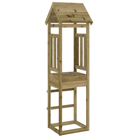 VidaXL Domek do placu zabaw, 52,5x46,5x206,5 cm, impregnowana sosna