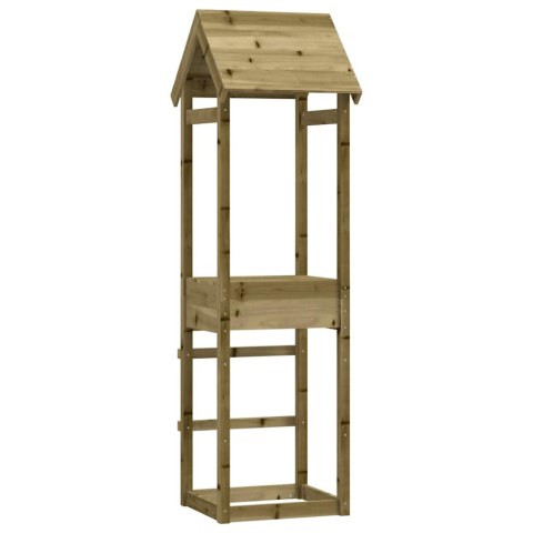 VidaXL Domek do placu zabaw, 53x46,5x194 cm, impregnowana sosna