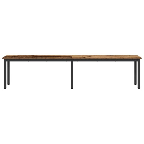 VidaXL ławka Stare drewno 200 x 35 x 45 cm Materiał drewnopochodny